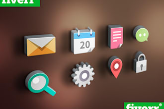 make your logo very 3D realistic