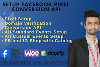 set up and fix fb pixel, conversion API, event tracking