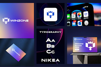 design a modern brand identity for startups