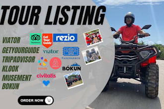 list your activities on klook bokun viator getyourguide musement civitatis