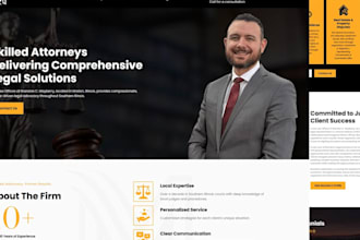 build custom, responsive lawyer, attorney, law firm website development