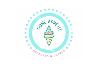 design high quality ice cream cone logo