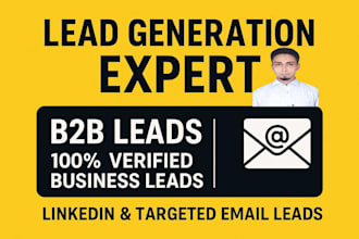do accurate data entry, web research and b2b lead generation