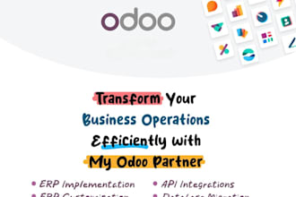 be your odoo erp implementation and customization expert of all modules
