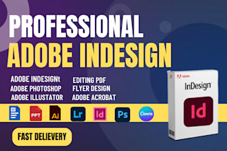 do professional adobe indesign formatting and layout design