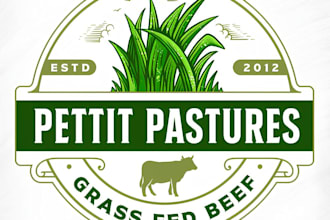 make agriculture farm lawn care landscape eco friendly logo
