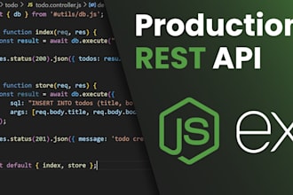 develop and integrate backend apis using nodejs and express