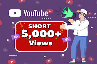 5000 organic youtube video views from usa