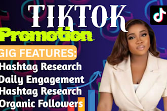 grow and promote your tiktok account followers organically tik tok promotion