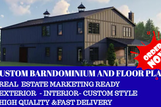 design a custom barndominium plan and floor plan
