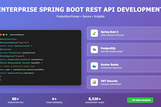 develop secure rest apis with spring boot, postgresql and deployment