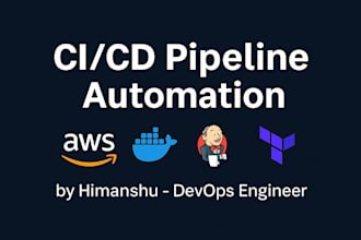 build and automate your cicd pipeline using jenkins, docker, and AWS