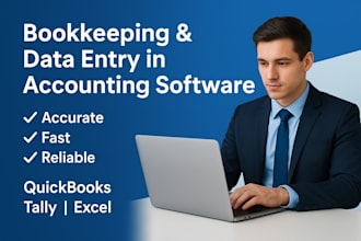 do data entry in accounting software