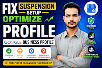 fix suspended google business profile and reinstate gbp