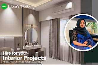 do interior design and high quality render for your space