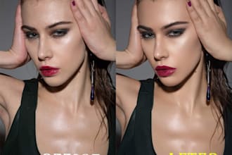 do high end portrait and beauty retouching