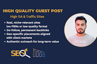 build white hat backlinks via guest posting outreach