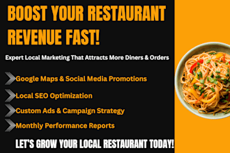 be your restaurant or cafe social media marketing expert, restaurant ads expert