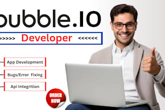 develop bubble io app, fix bubble io bugs, errors, or workflow issues fast