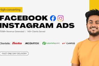 run facebook instagram ads campaign for business growth, ecom real estate
