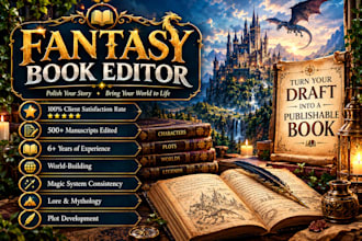 professionally edit your fantasy novel