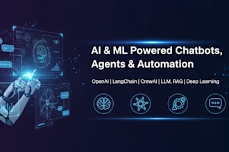 build ai and ml powered chatbots, agents and automation platforms
