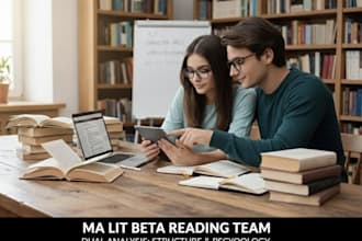 be your beta reader team ma lit psychology world bulding and plot analysis