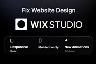 fix wix studio website responsive, edit wix mobile site, audit wix content