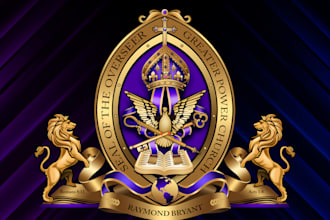 create modern and professional quality church seal logo, ministry or bishop seal