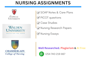 handle soap notes, picot, case studies, nursing research