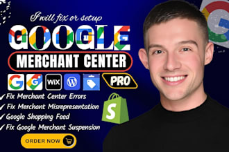 fix google merchant center suspension and misrepresentation