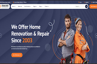 plumber website drain repair website water heater website construction website