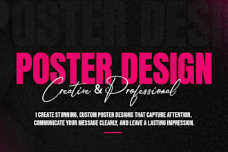 design modern and minimalist poster