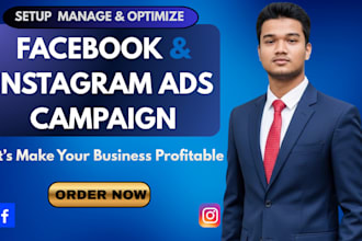 set up and optimize facebook meta ads marketing campaign