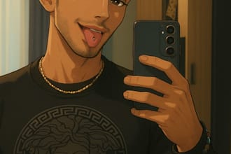 create ai animated style glamour shots and character images