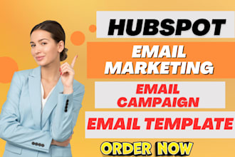 setup and automate hubspot crm email marketing email campaign email template