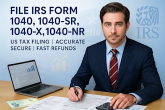 file form 1040, 1040 sr, 1040 x, 1040 nr to irs for US tax return