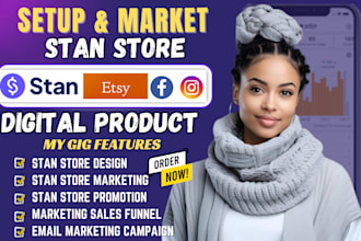 do stan store marketing , etsy stan store, stan store sales funnel and promotion
