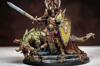 paint your warhammer 40k, sigmar and dnd miniatures