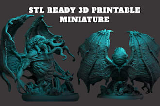 3d sculpt and print miniature warhammer 40k dnd tabletop action figurines statue