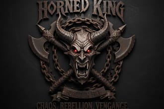 create a sludge metal logo