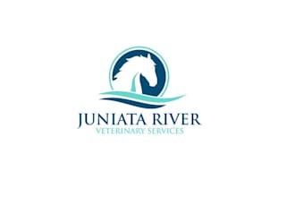 design professional horse equine veterinary practice logo