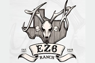 design a cattle brand, western logo for your ranch or farm