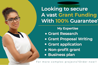 do grant research and proposal writing that secures funding opportunities