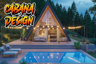 design cabana, pergolas, patio, porch, bbq and backyard landscape drawing permit