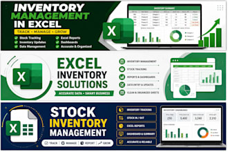 manage stock inventory and excel reports