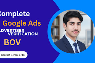 do google ad account advertiser verification in hour