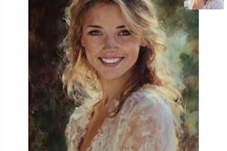 do professional hand drawn portrait oil painting on canvas
