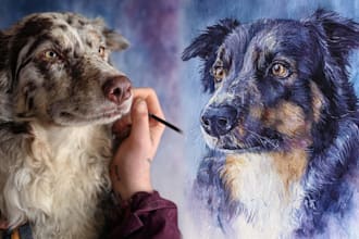 paint stunning pet portrait