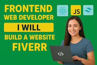 be your frontend engineer using HTML,CSS,javascript and reactjs